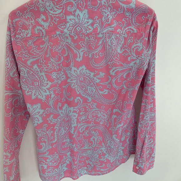 Pink and Blue J. McLaughlin Button Down Shirt - Picture 2 of 3